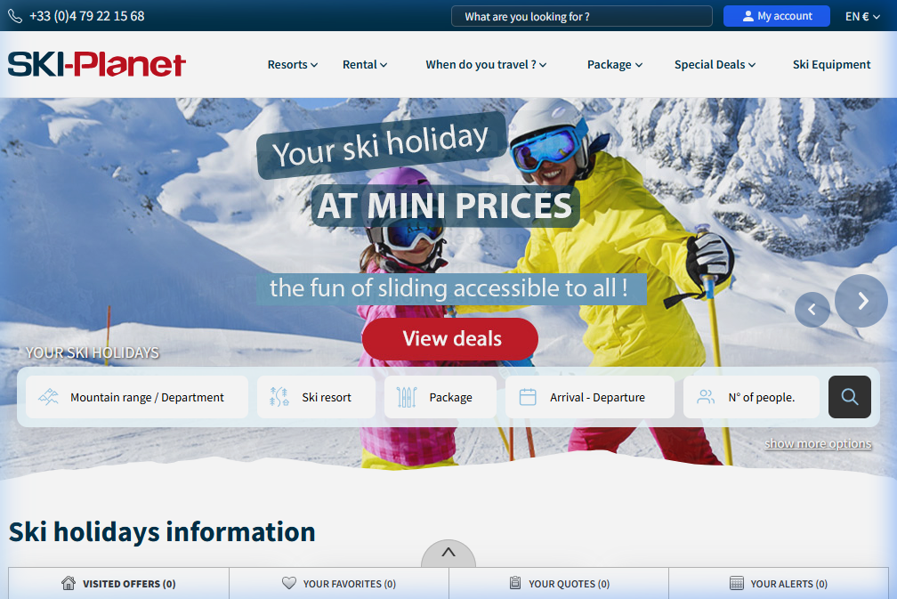 Ski Planet Booking